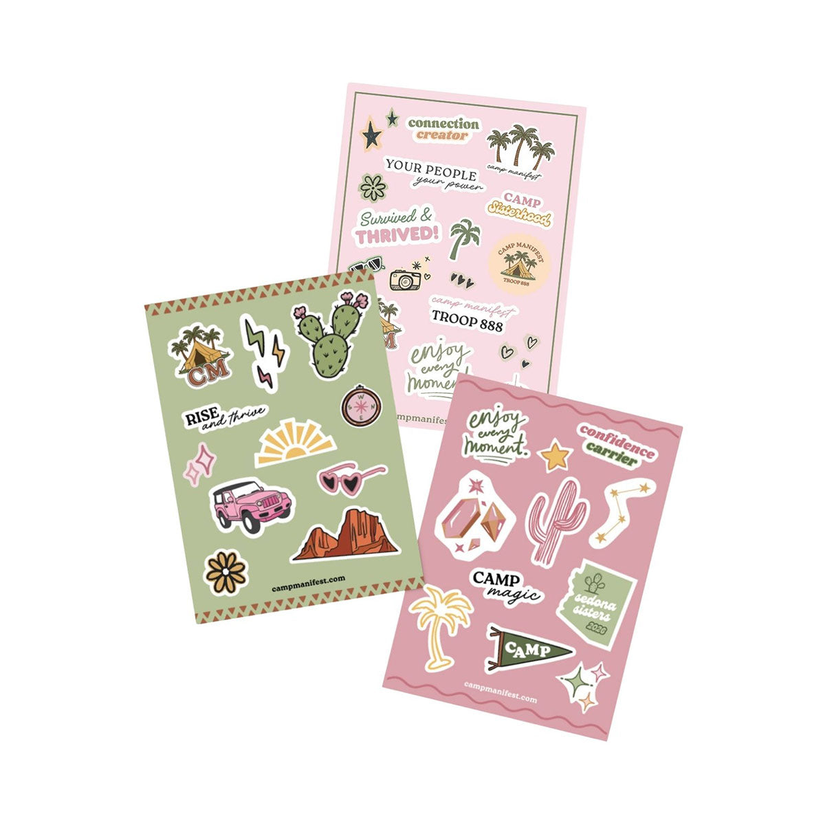 Camp Manifest Sticker Collection