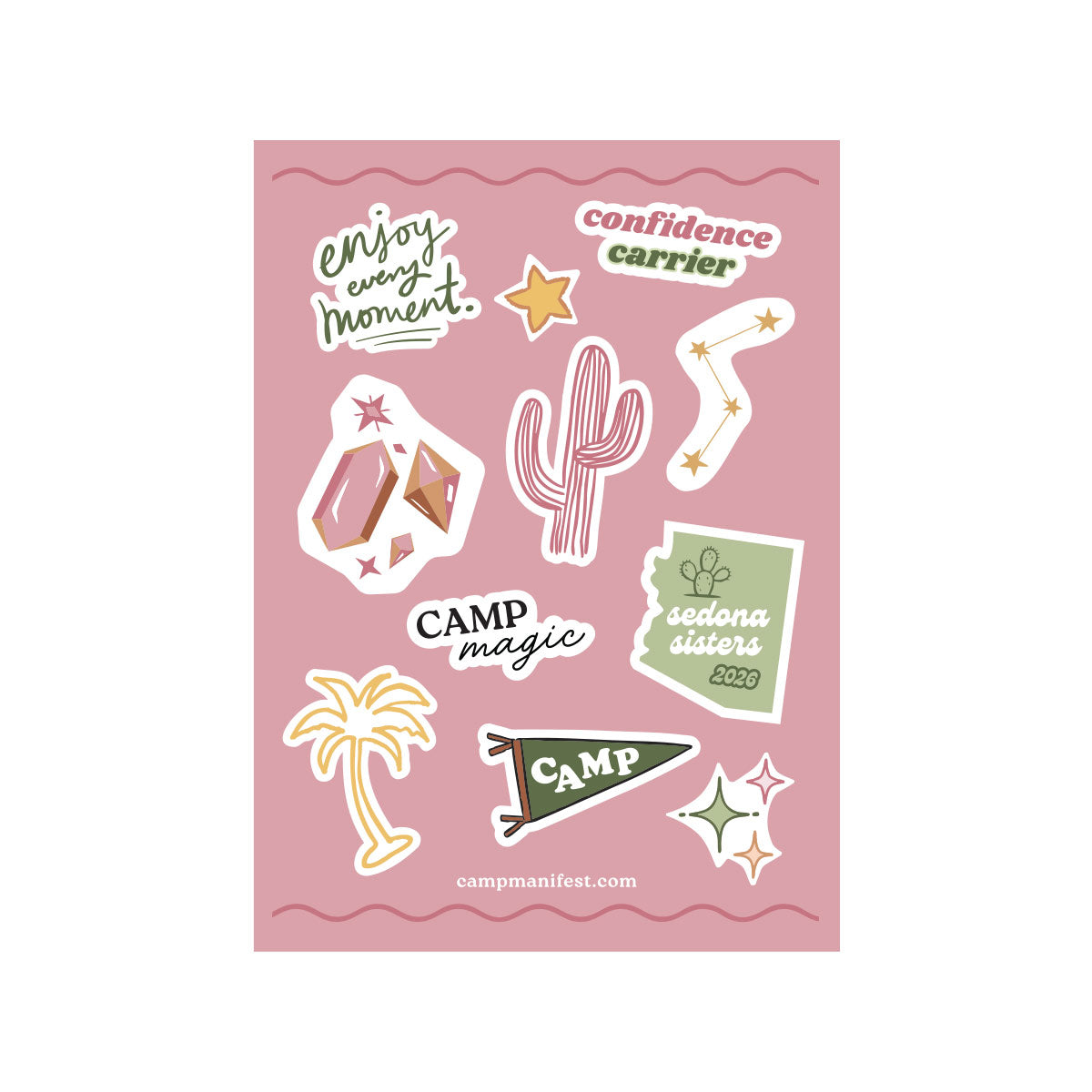 Camp Manifest Sticker Collection