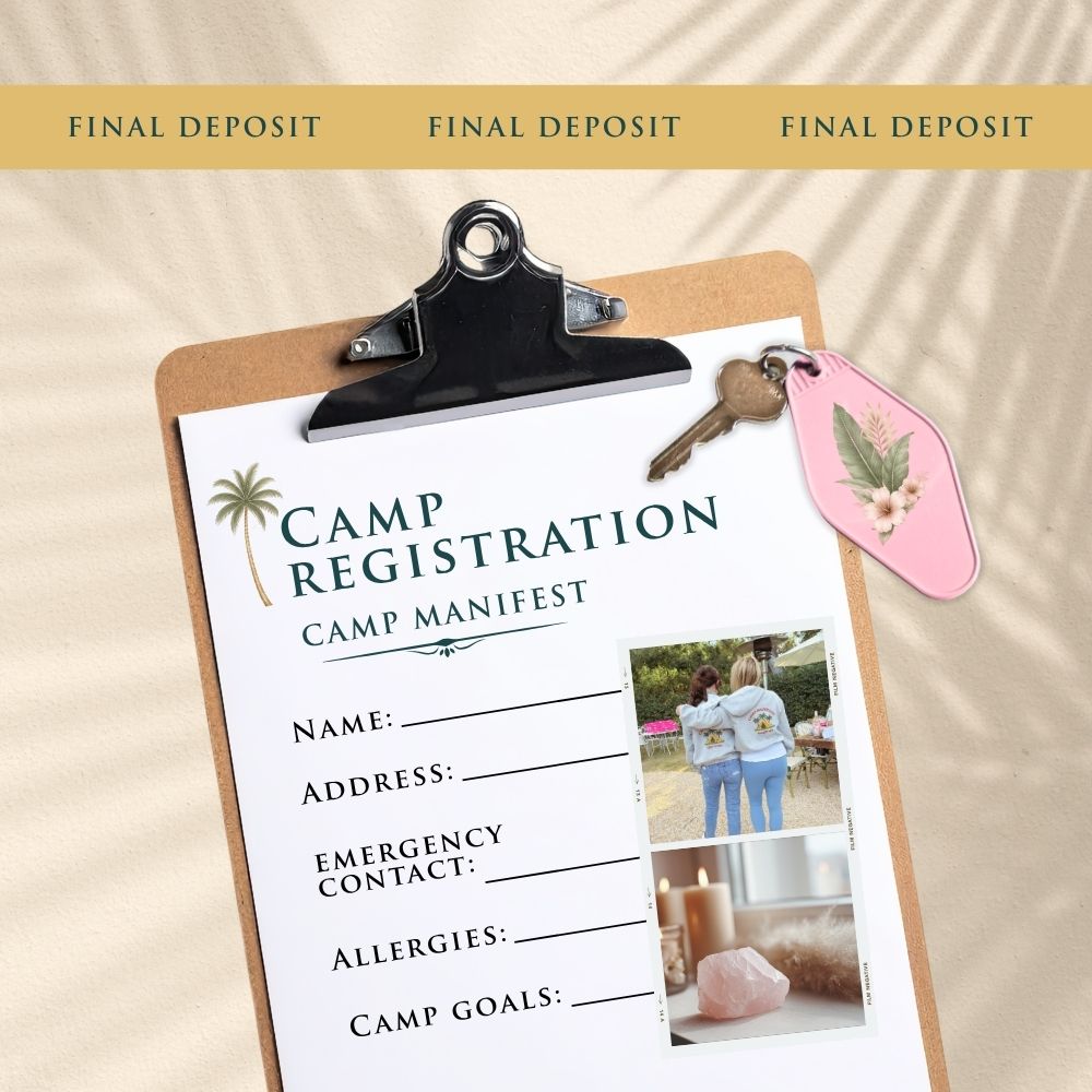 January 2027 Camp Ticket - $900 - Final Deposit